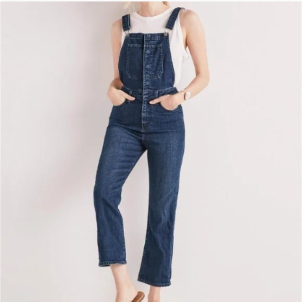 Lucky Brand Bridget Crop Flare Jean Overall 4 27